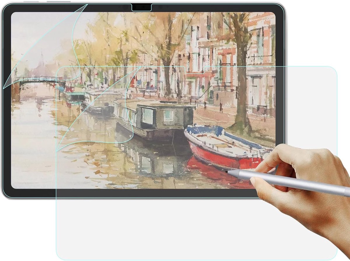 [2 stuks] Papiereffect folie voor Microsoft Surface Pro 12" 2025, Feel Like mat papier, PET-folie voor het tekenen van schetsen en schrijven