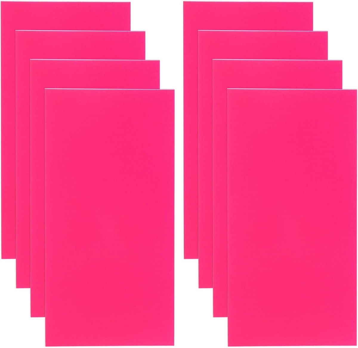 Nylon reparatiepleisters, 8 stuks, 20 cm x 10 cm, zelfklevend, waterdicht, voor tenten, jassen en campinguitrusting, kleur: fuchsia