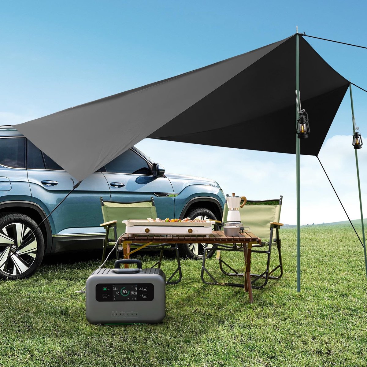 SolidKeus - Universele Auto Tent voor Camping en Bescherming