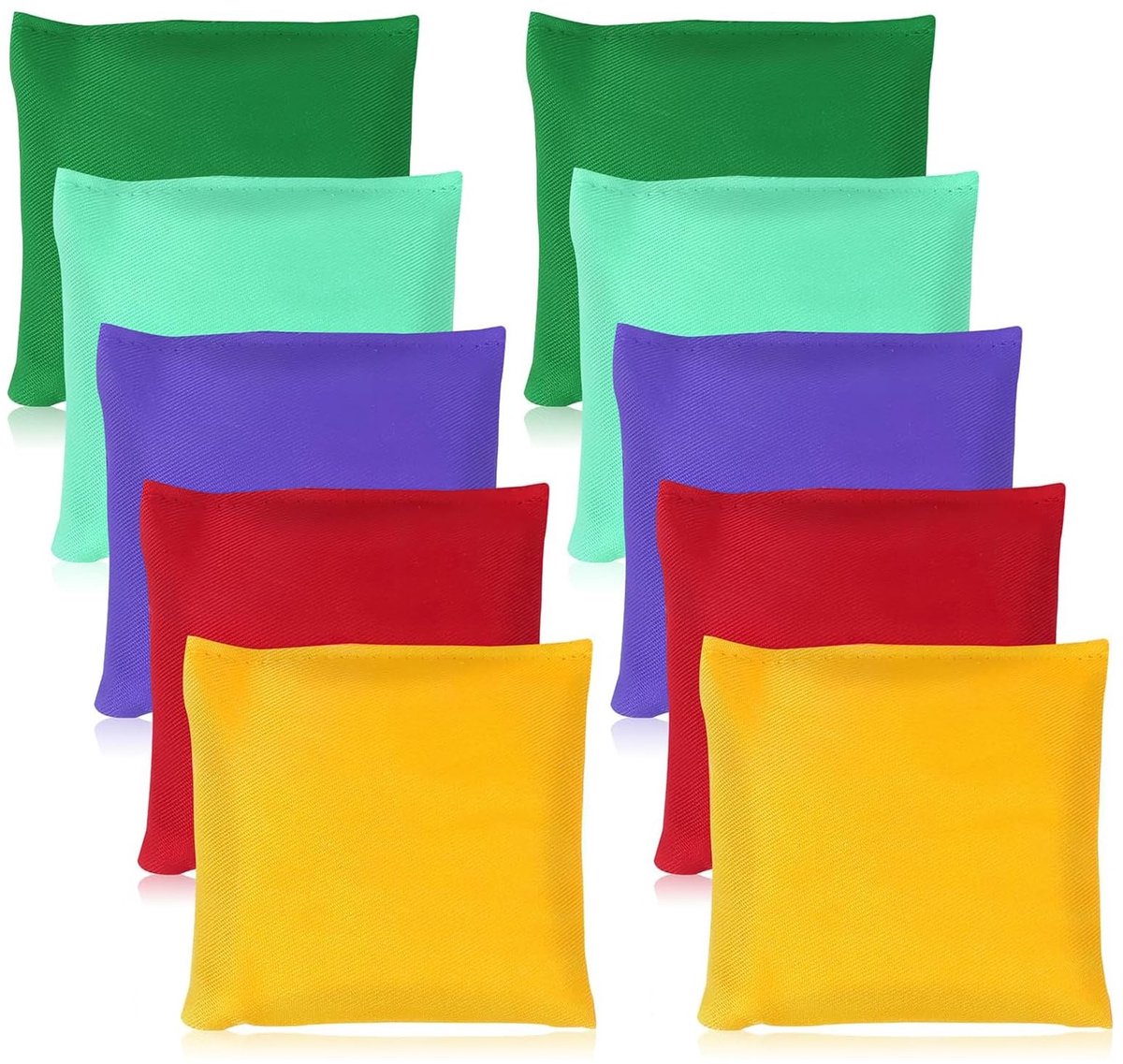 SolidKeus - Set van 10 Kleurige Bean Bags voor Spelletjes