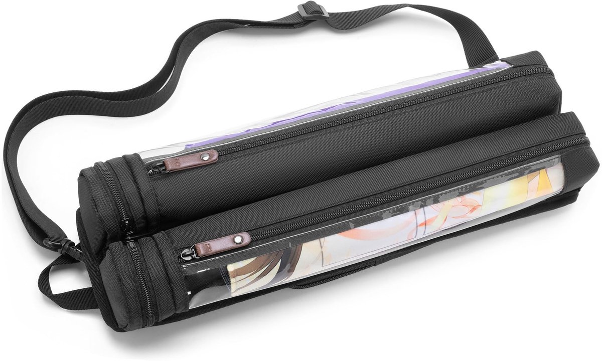 SolidKeus - Speelmat Tube Tas voor 2 Speelmats met Dice Houder