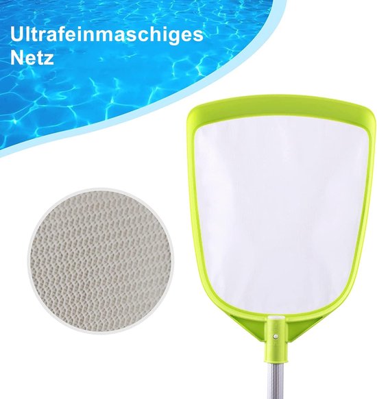 SolidKeus - Landing Net voor Zwembaden met Aluminium Handvat 142 cm van Solidkeus — afbeelding 2