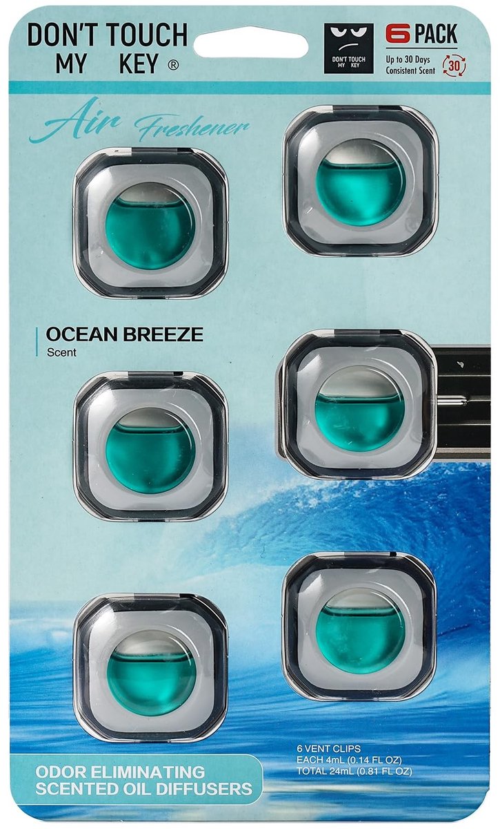 SolidKeus - Auto Luchtverfrisser Set (Ocean Breeze)