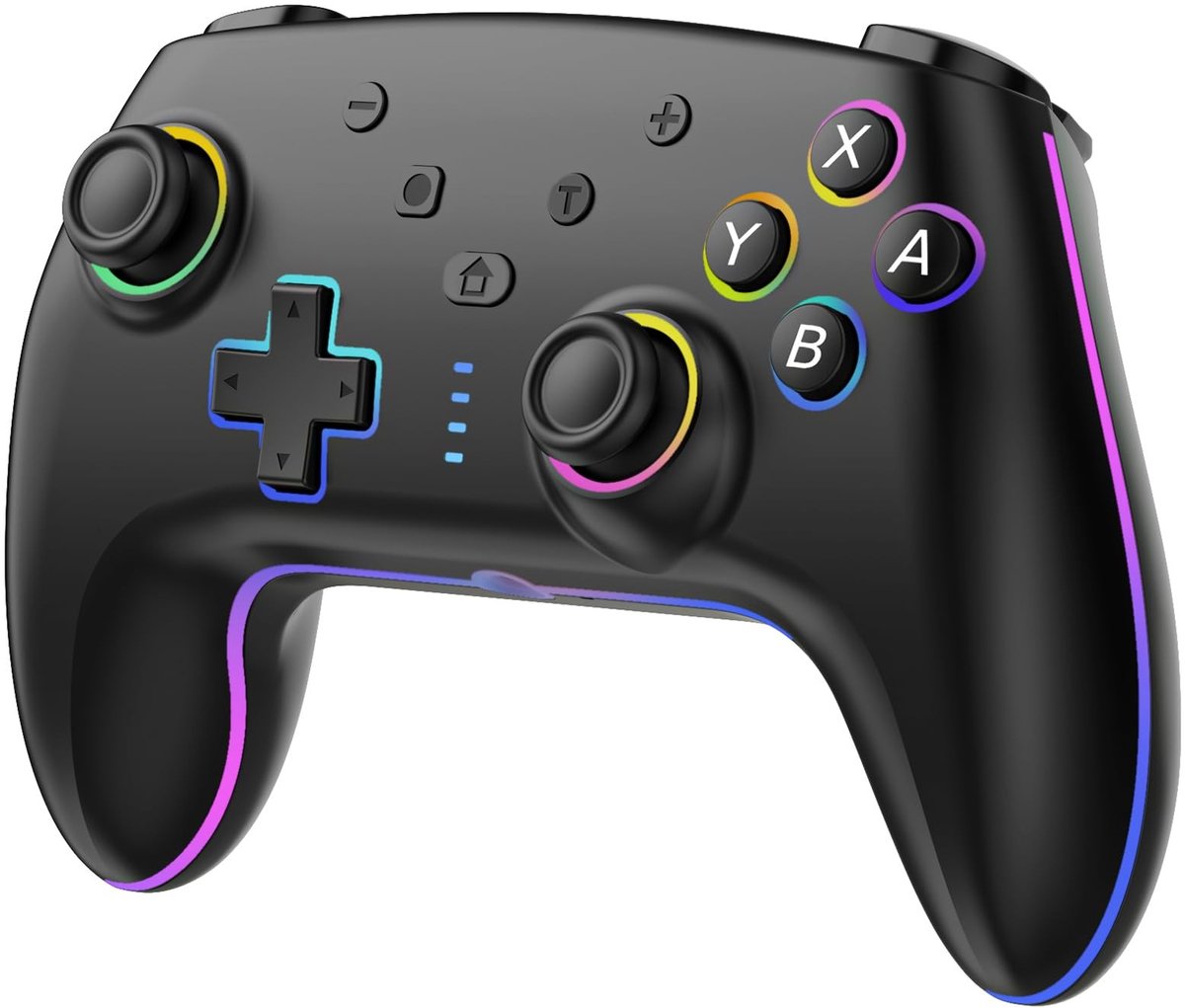 SolidKeus - Draadloze Controller voor Switch met RGB Verlichting en Ergonomisch Ontwerp