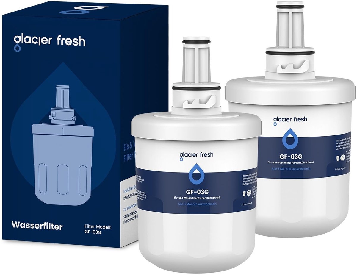 SolidKeus - Waterfilter Set van 2 Geschikt voor Diverse Koelkasten