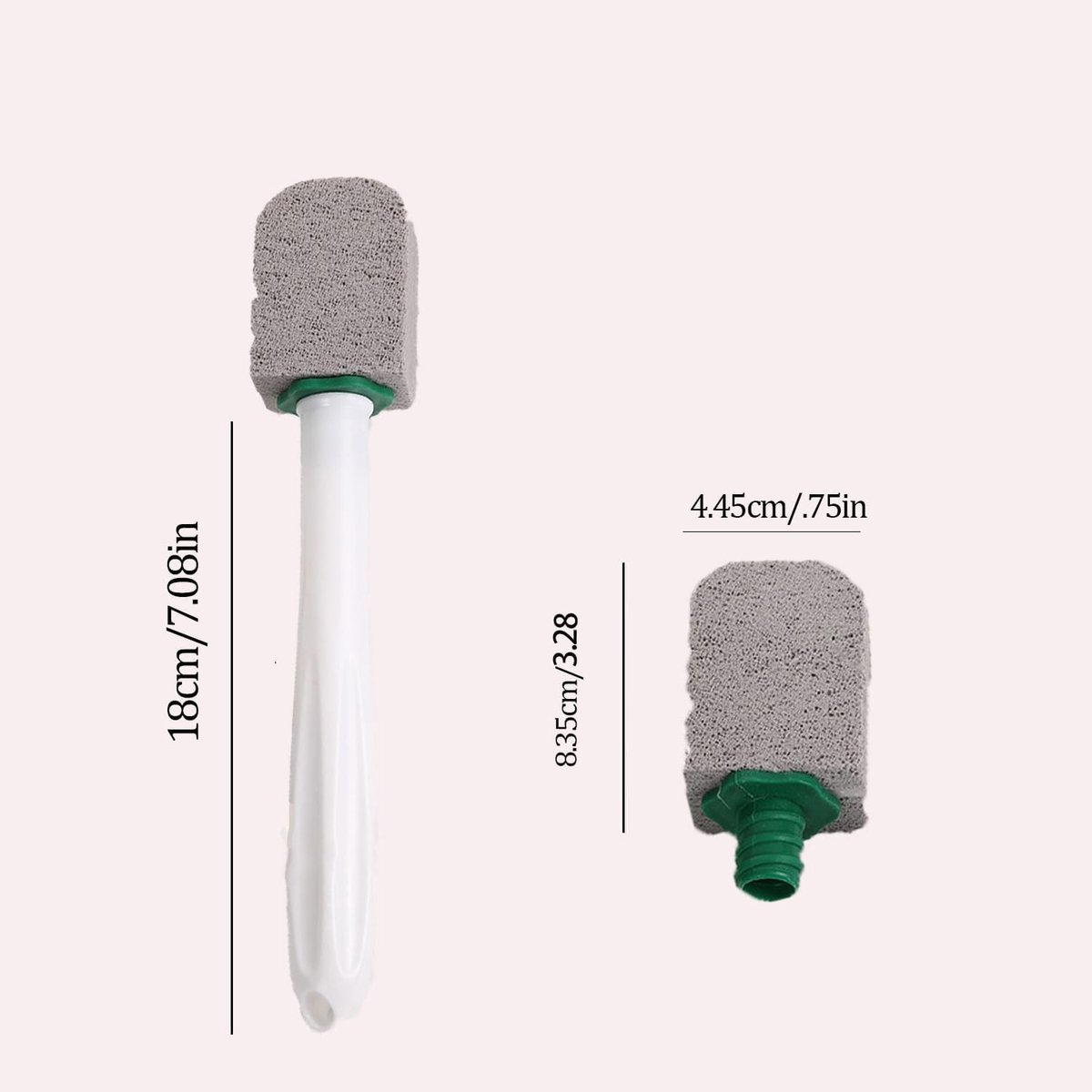 Toilet Reinigingsstenen met Handvat - 5 Stuks Pumice Steen voor Toilet, Badkamer en Tegels, Effectieve Ontkalker en Vuilverwijderaar