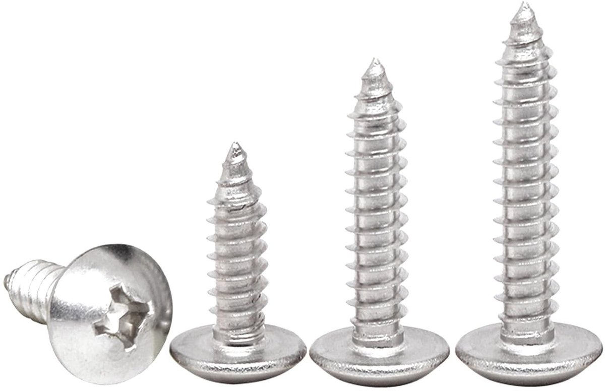 20 Stuks M3x25mm Zelfborende Schroeven met Paddenstoelkop, Geschikt voor Hout, Metaal en Mechanica, Ideaal voor Reparaties en Bevestigingen