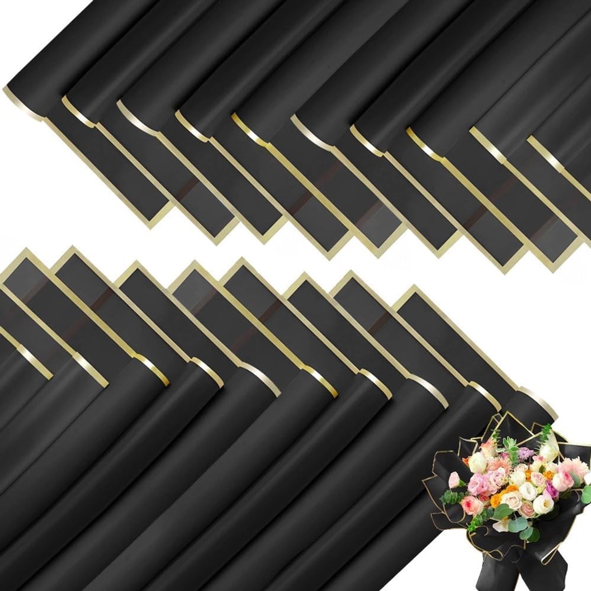 SolidKeus - Cadeaupapier voor Boeketten, 20 Stuks