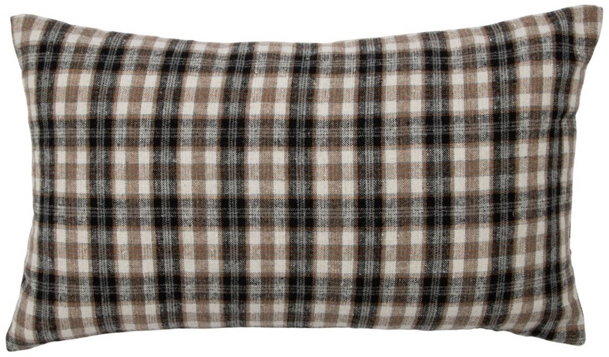 Cushion Check deer grey 30x50cm