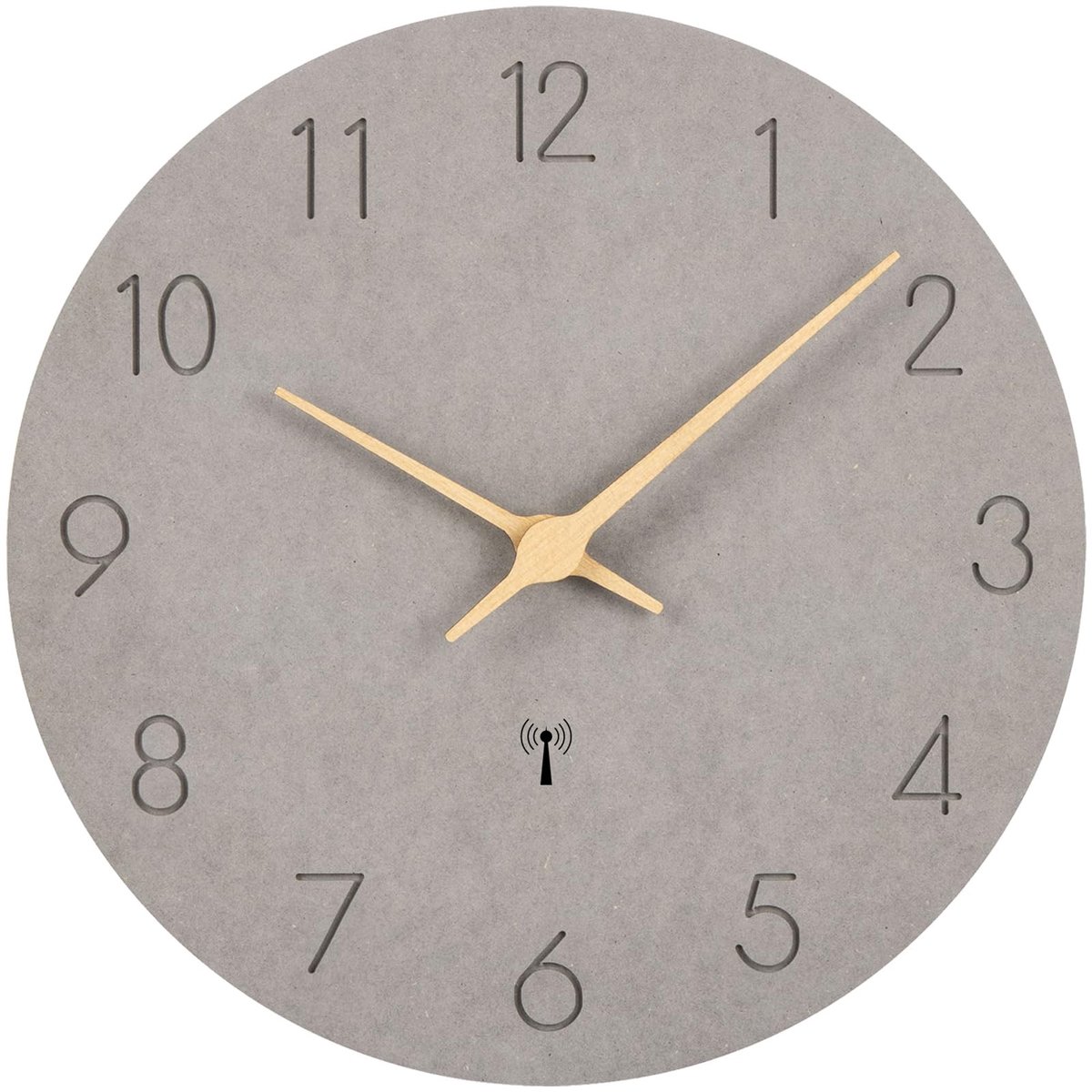 SolidKeus - Draadloze Wandklok 25 cm met Stille Functie
