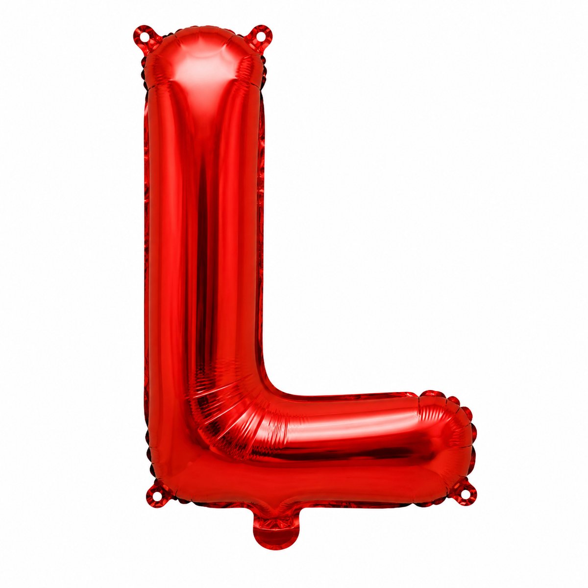 Fienosa Letterballon L Rood – 40 cm – Folieballon Letter L – Verjaardag Versiering – Feestdecoratie