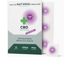 CBD Pleisters Supreme 30 Stuks - Tot 36 uur Constante Dosis CBD - Geen THC - CBD Supplementen - 60mg CBD per Pleister