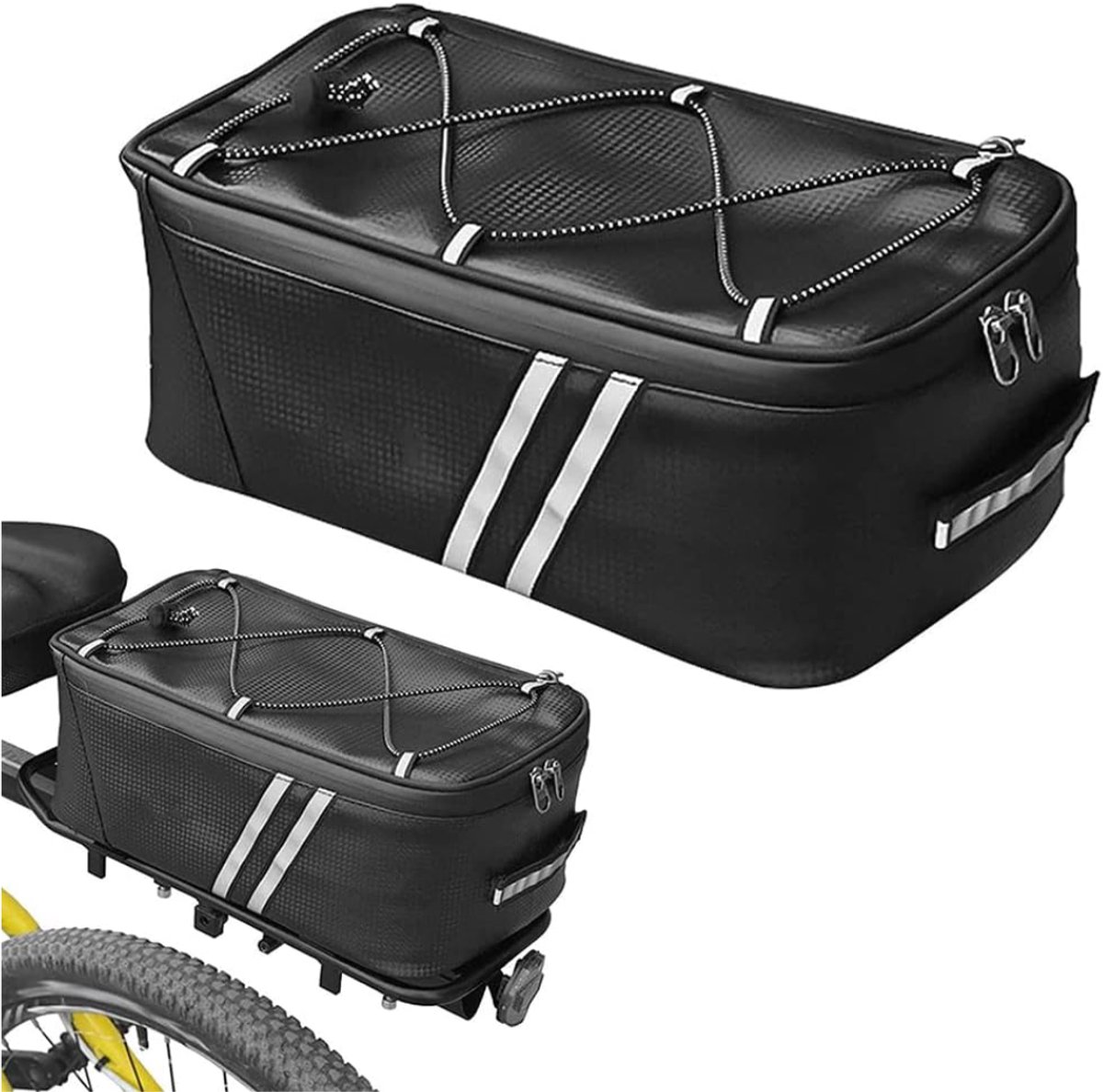 ZRNS® Bagagedragertas Fiets - Fietstas Bagagedrager - Waterdicht en Scheurbestendig - Opbergtas Elektrische Fiets