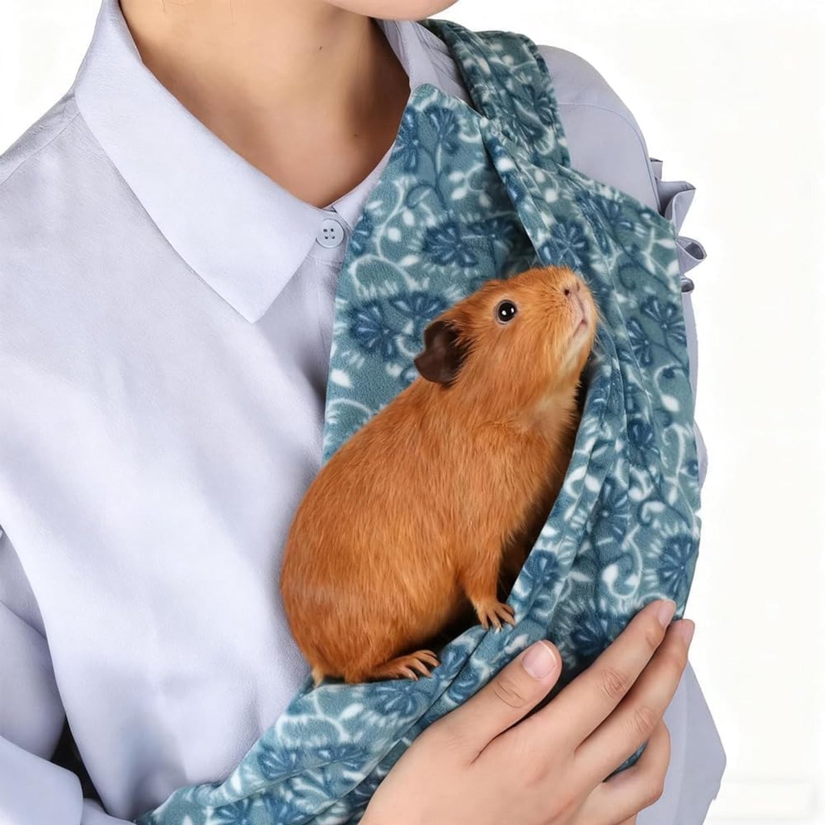 2-in-1 cavia-draagriem en transportrugzak, verstelbare bonding pouch met schouderriem voor hagedis chinchilla