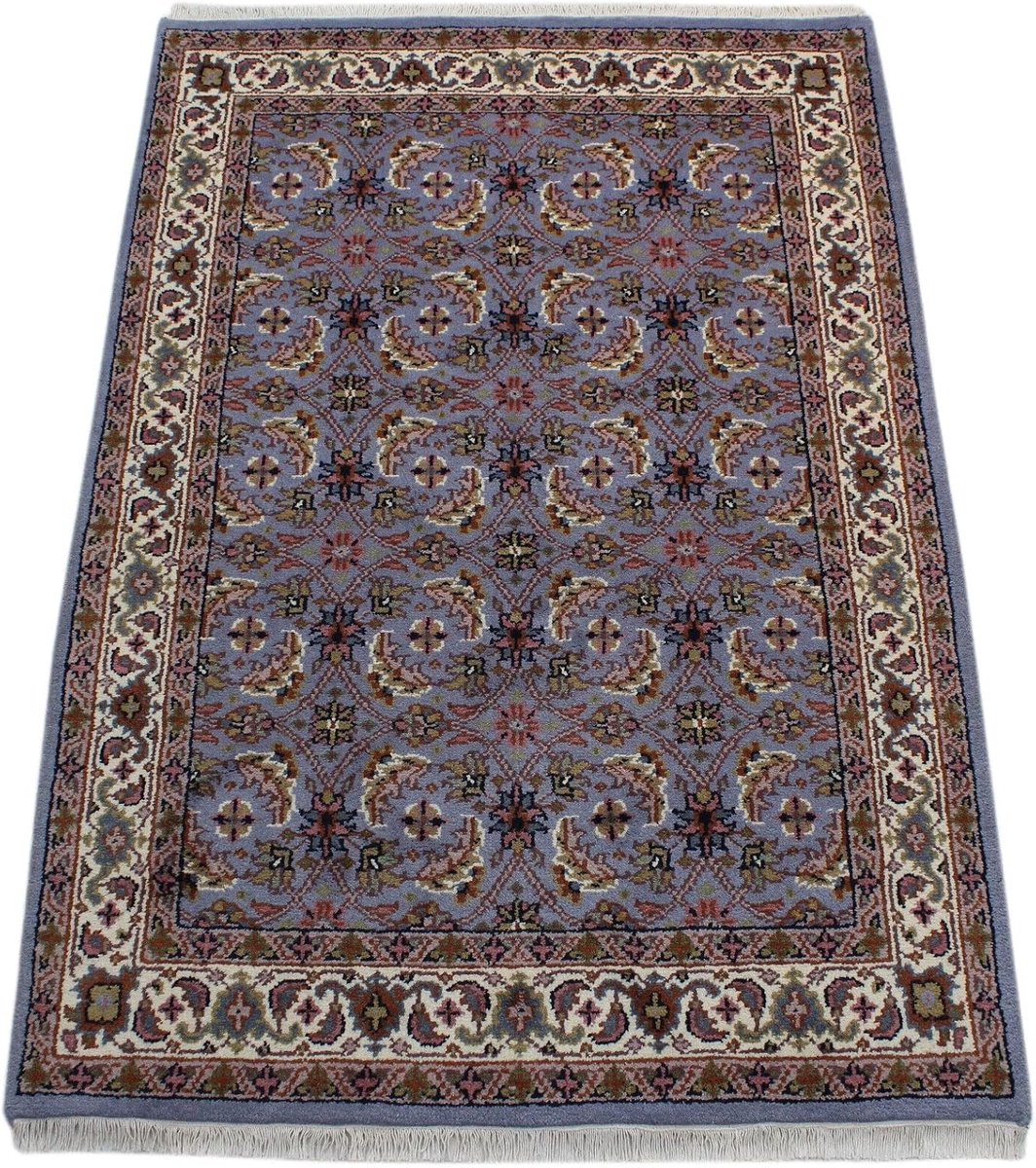 Tapijt wol handgeknoopt Oosterse vloermat tapijt 100% scheerwol 120X180 cm D10