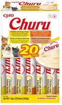 Inaba Ciao Churu Creamy Puree Liquid Kattensnack Kip & Rund 20x14g