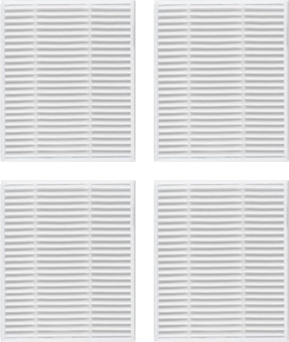 Robotstofzuiger accessoires voor roborock Q7 L5+, 4 stuks filters HEPA reserveonderdelen voor roborock Q7 M5, Q7 M5+, Q7 L5 vervangingsfilter originele stofzuigerfilter