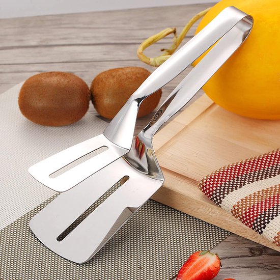 Gebakken Schop voor Koken, Multifunctionele Keukengerei Gadgets Voor Steak Vis Hamburger Pizza Taarten — afbeelding 3
