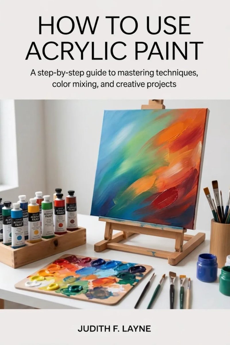 TO USE ACRYLIC PAINT: A Step-by-Step Guide to Mastering Techniques, Color Mixing, and Creative Projects