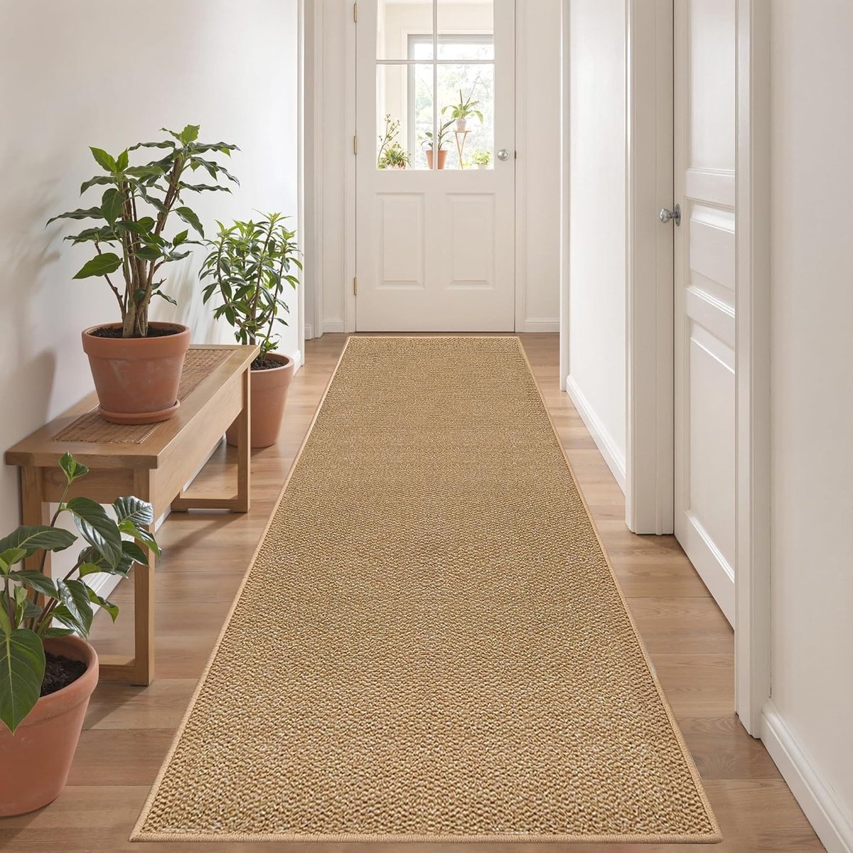 Vintage, wasbaar, tapijtloper, keukenloper, 60x150 cm | Antislip tapijt bedmat loper keukentapijt gangloper keuken entree woonkamer bruggen hal tapijt