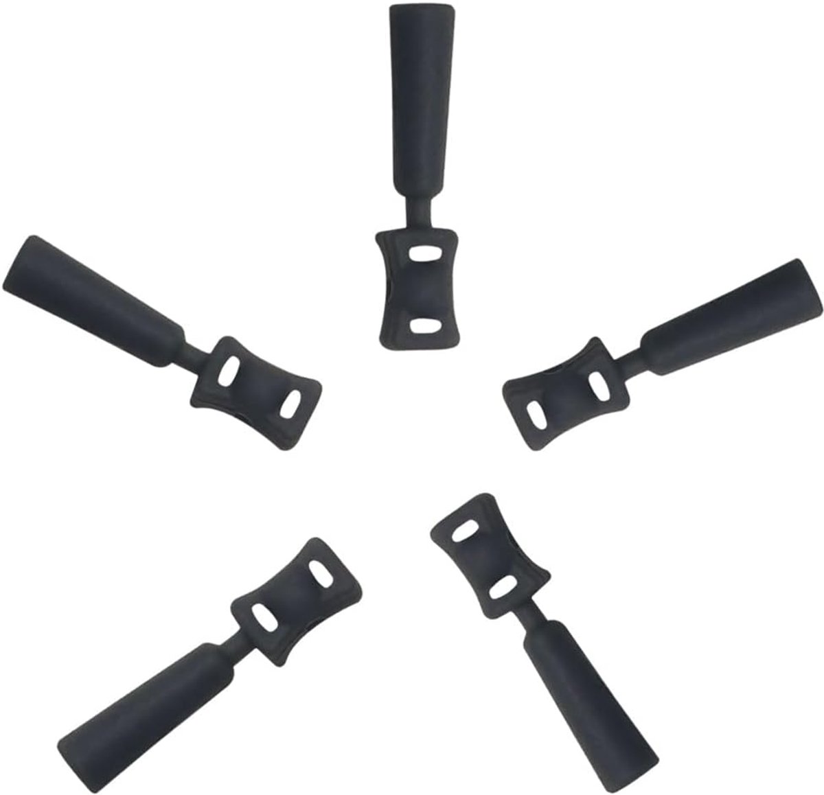 Reserveonderdelen voor DJI Neo 2, gimbal-trillingsdemper van rubber, rubberen demper voor gimbal-camera, reparatieset van zwarte siliconen (5 stuks)