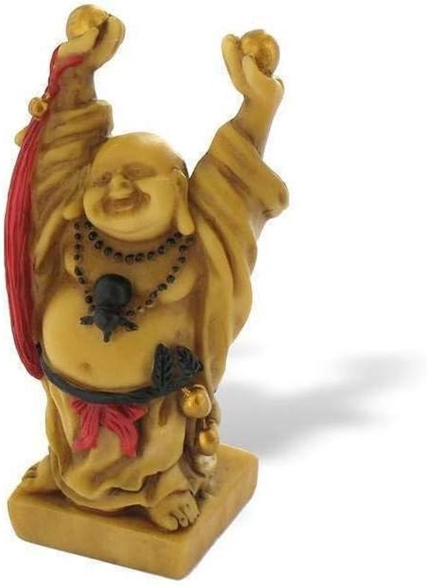 6 figuren lachende Boeddha, duurzaam figuur