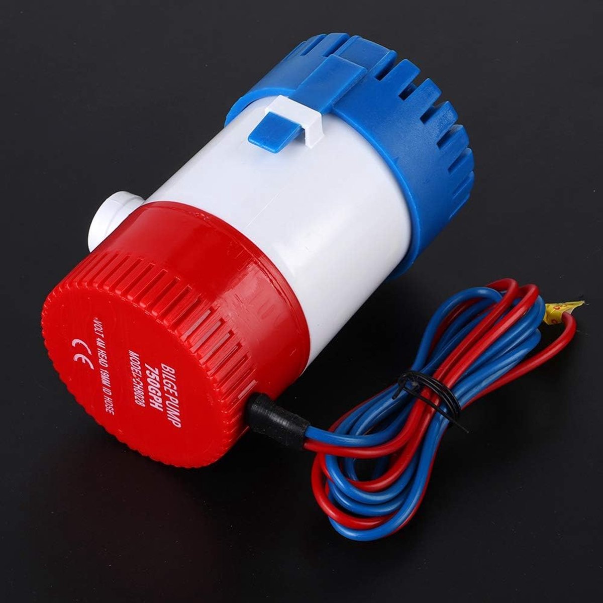 Dompelpomp met lenswater voor boten 12V / 24V Marine elektrische lenspomp voor vijvers Zwembaden Kuuroorden Silent Boat Caravan RV Onderdompelbaar