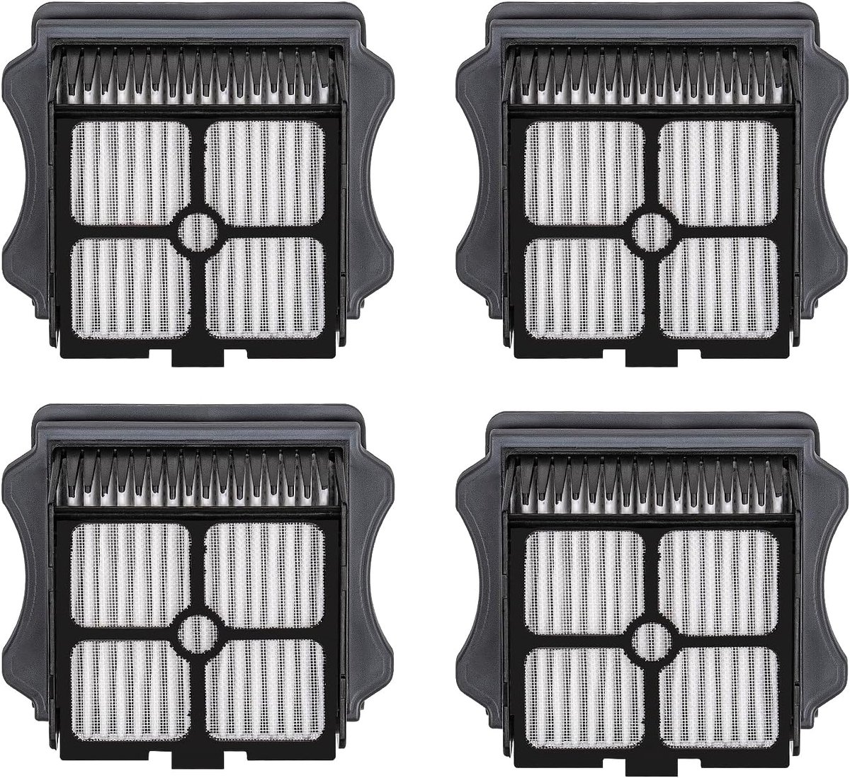 (4 stuks) Vervanging HEPA-filter Compatibel met Tineco iFloor 3/ Floor One S3/ Floor One S5/ Floor One S5 Pro, Draadloze Nat Droog Stofzuiger, Stofzuigers Onderdelen, 4 Filters