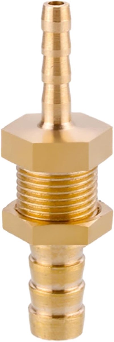 Slangkoppeling, omleidingspaden, metalen splitser, mender weerhaaksplitser, mender joiner slangfitting adapter connector voor lucht, waterolie (8 mm-4 mm)