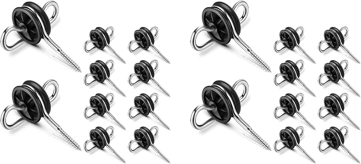 20 stuks elektrische omheining elektrische omheining isolatoren hek isolatoren voor elektrische omheining houten palen