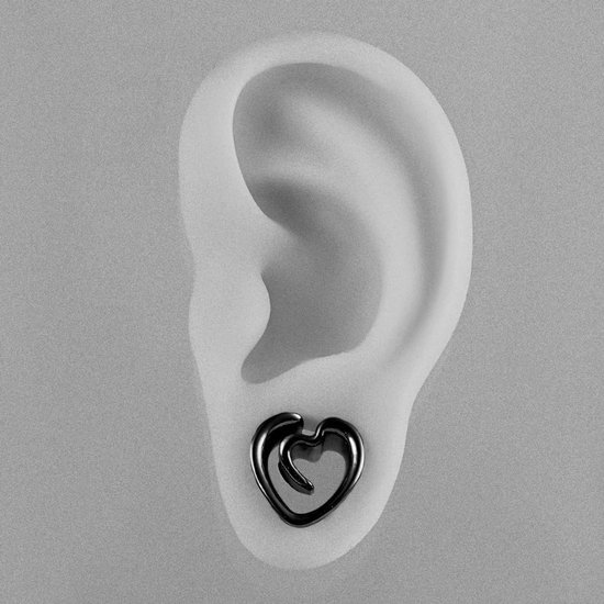 Saddles Flesh Plugs, 1 paar, spiraal, hart, roestvrij staal, voor mannen en vrouwen, oorpiercing, uitgerekte sieraden, 8 tot 16 mm — afbeelding 3