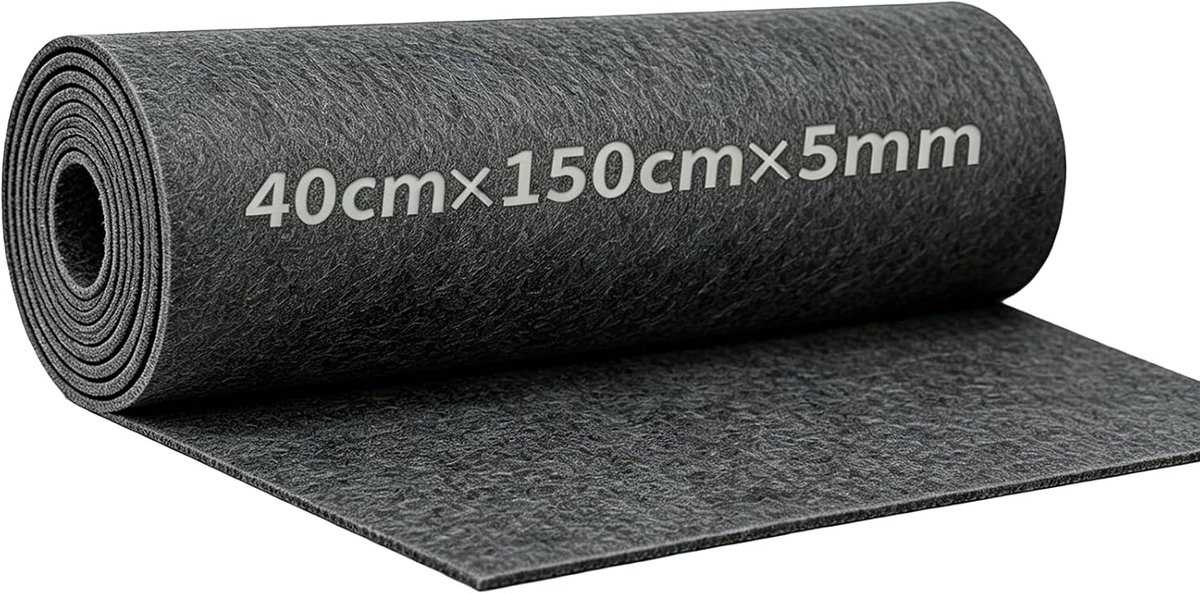 Stof, per meter, middengrijs, knutselvilt, 40 x 150 cm