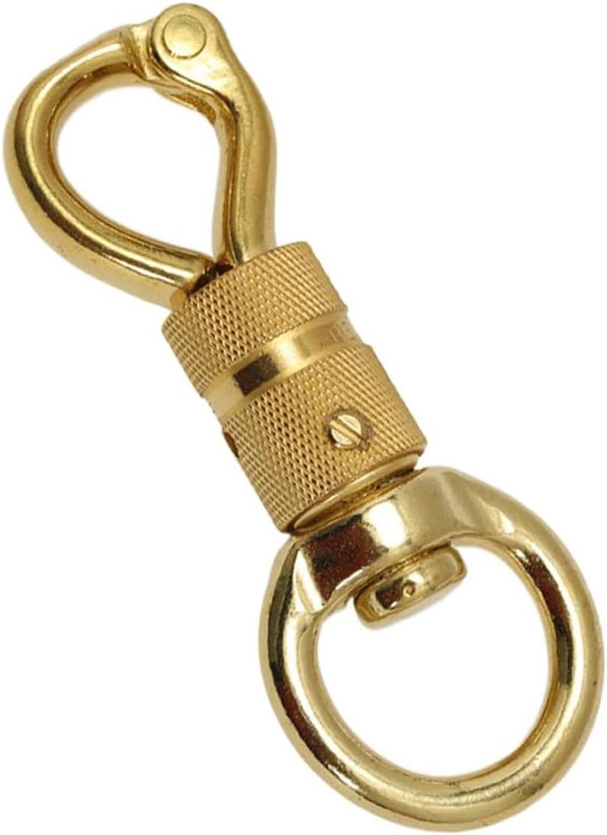 Puur koperen huisdier haak, grote hond tractie gesp, heavy duty snelspanner karabijnhaak voor hondenriem halsband