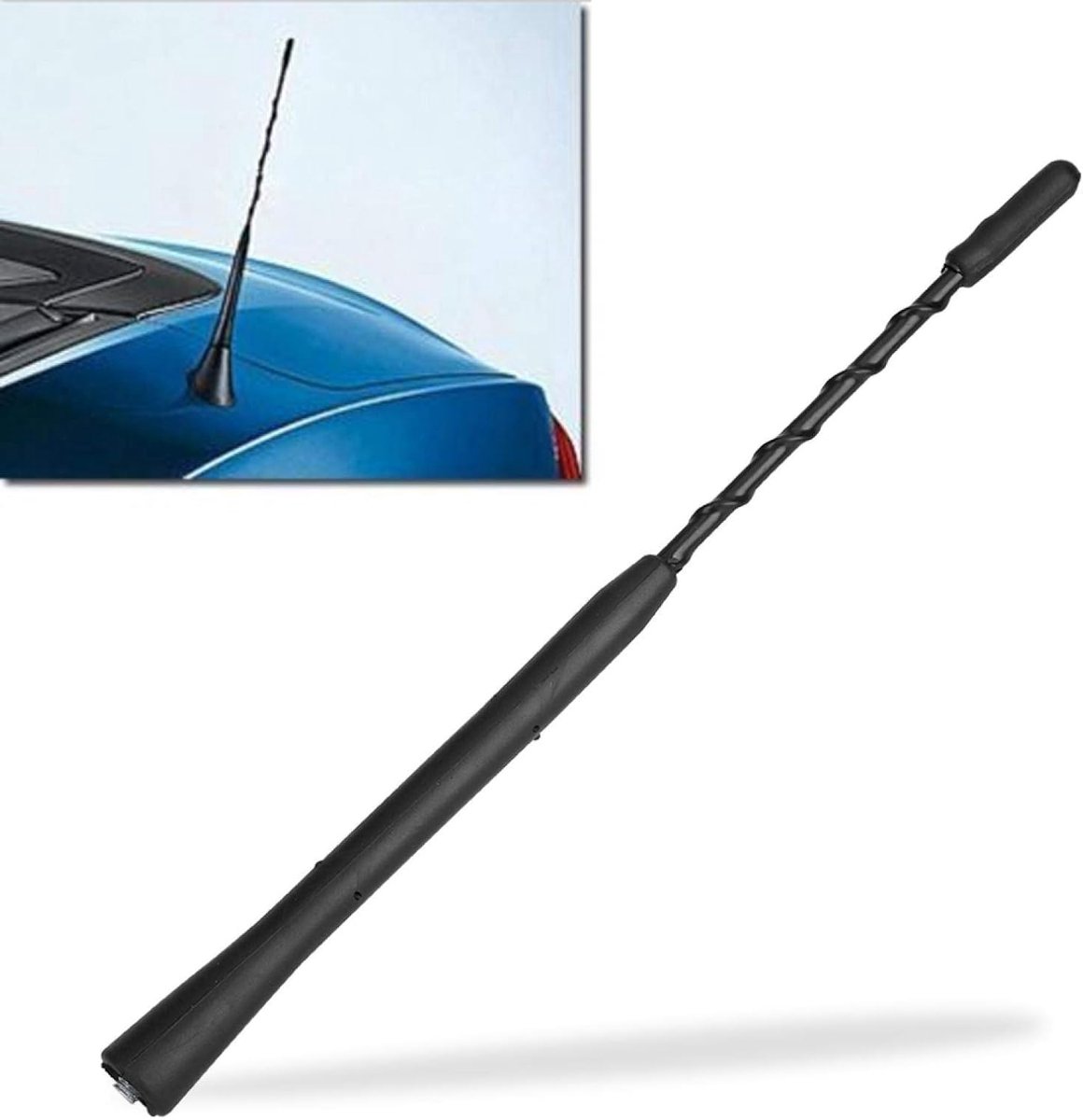 Antenna AM FM Albero Vite Frusta Tetto Stile Fuba Per Z4 Z3 M3 Convertible 330ci 325ci 323ci 318ci 318ti Aveo Sprinter IS300 Lancer 350z Vibe TC(9 inch)