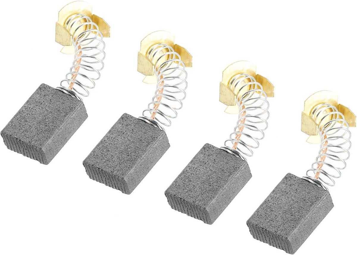 Koolborstels 16x13x6mm voor Elektrische Motoren Power Tool Haakse Slijper Tafelzaag Reserveonderdeel Reparatie, 4 Pack