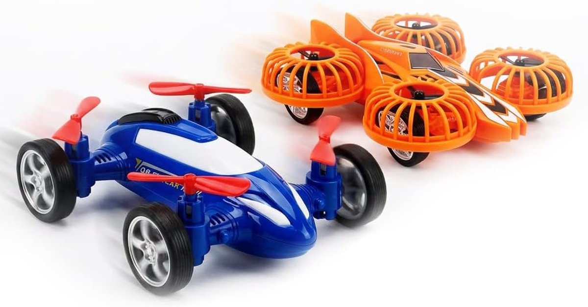 Truck Speelgoedvliegtuig, miniatuurvoertuig met jumping stunt, vierwielaandrijving, terreinvoertuig, antislip banden, verjaardagscadeau voor kinderen, Kerstmis
