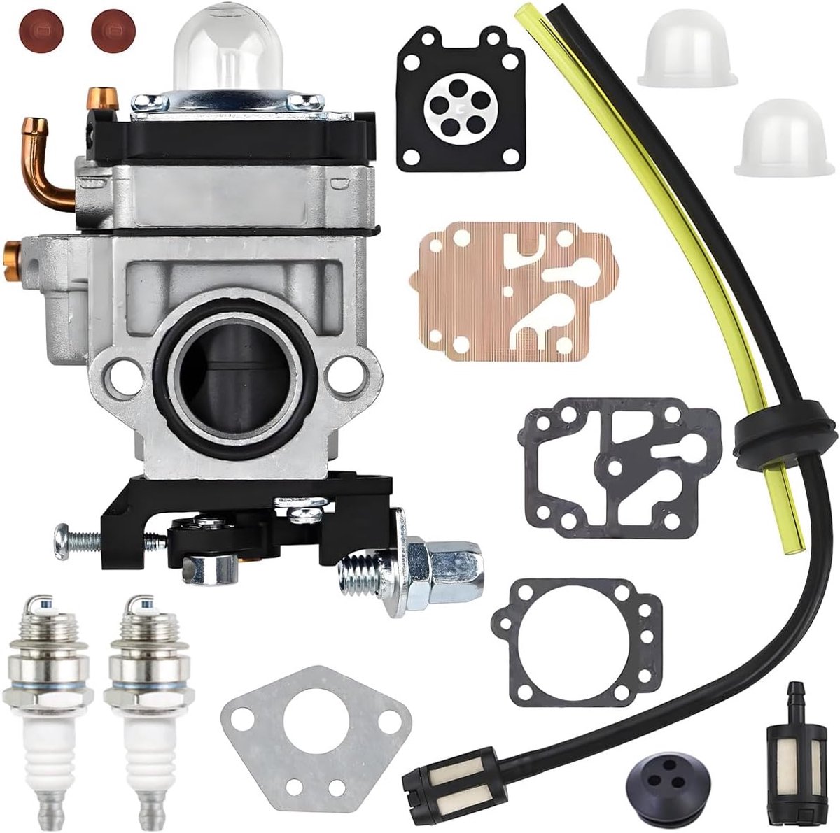 52cc carburateur voor CG430 CG520 BC530 BC520 43CC 47CC 49CC 40-5 44-5 2-takt motor voor havenvracht 2HP roofdier voor Ryobi voor Mountfield grasmaaier kettingzaag grastrimmer onderdelen