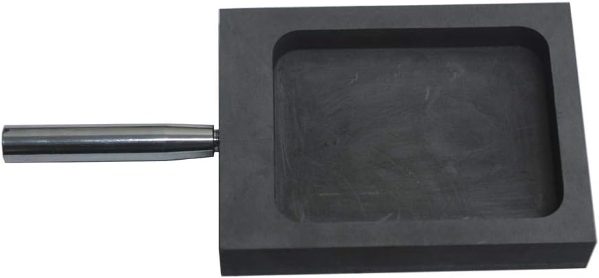 Barrenvorm, Goud, Zilver, Grafiet, Barrenvorm, voor het smelten en verfijnen met metaalstang (2 kg (plat))