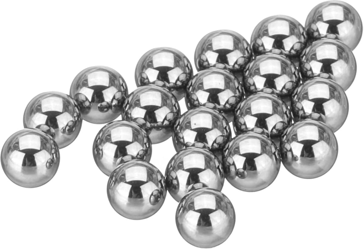 20 stuks wolfraamstalen kogellagerkogels 3,2 mm carbide G10 precisiebal voor industriële sferen, machines, auto's en doe-het-zelf (spiegels)