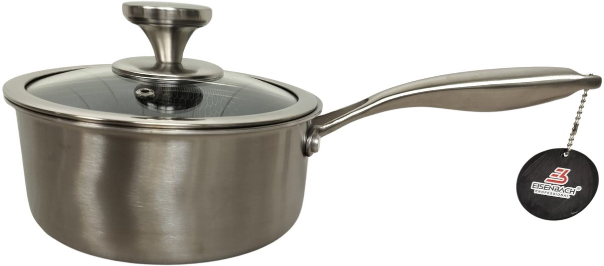 Eisenbach sauspan kookpan RVS - honinggraat PFAS- vrij