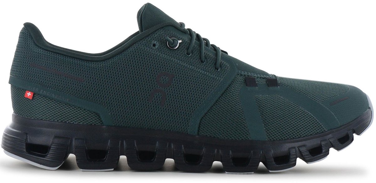 ON Running Cloud 6 - Heren Sneakers Sport Schoenen Evergreen-Glacier 3MF10070968 , Maat: EU 47.5 US 12.5