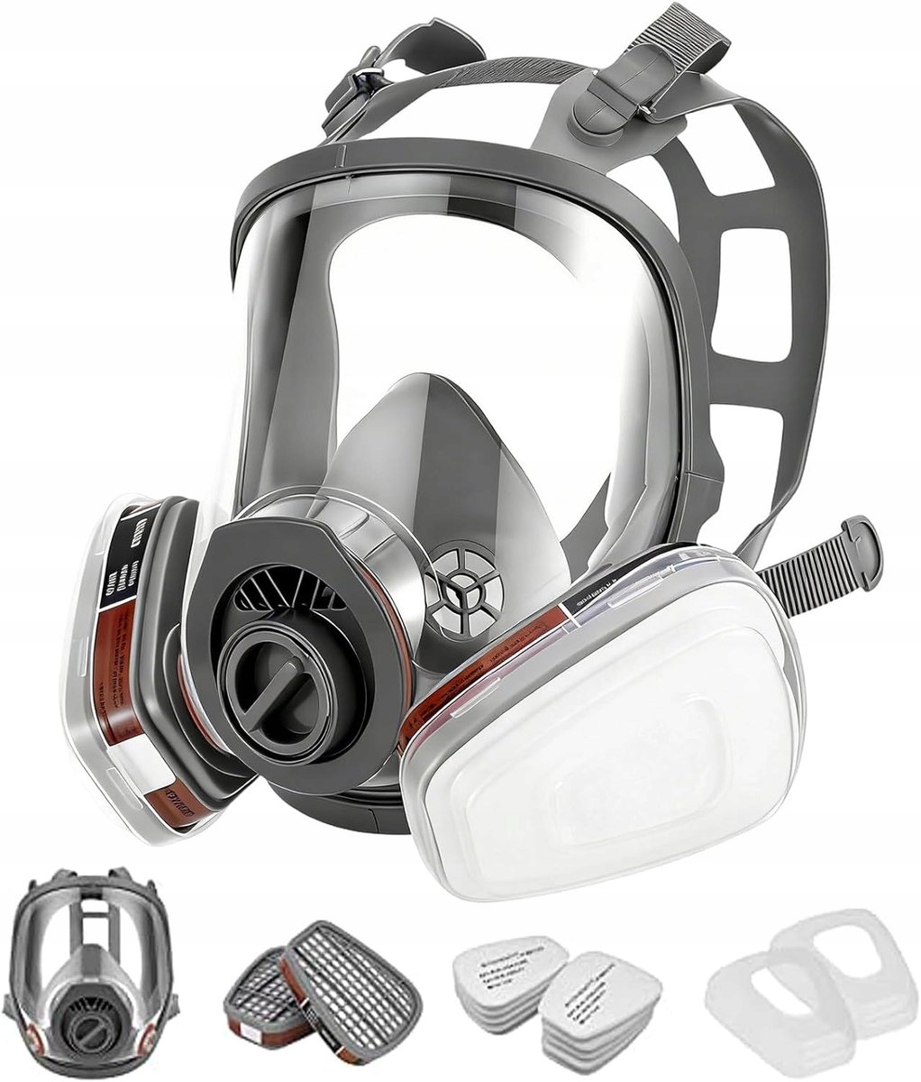 Volledig Gezichtsmasker met Herbruikbare Filters