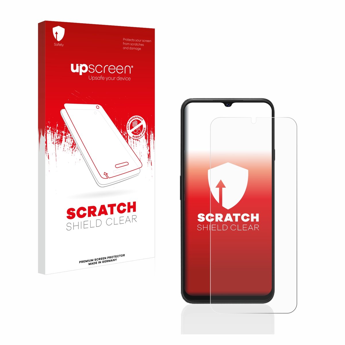 upscreen - Screenprotector voor Cubot P80 - Folie Beschermfolie transparant