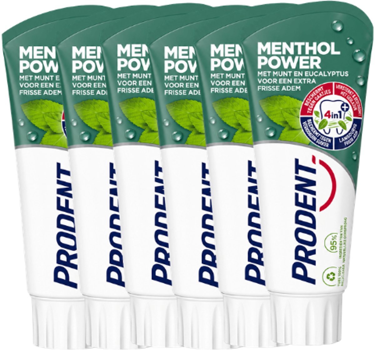 Prodent Menthol Power Tandpasta - 6 x 75 ml