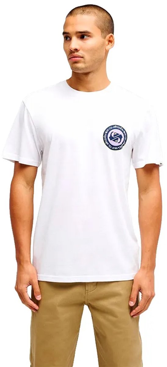 Quiksilver Evo Duality T-shirt Met Korte Mouwen M Man Wit