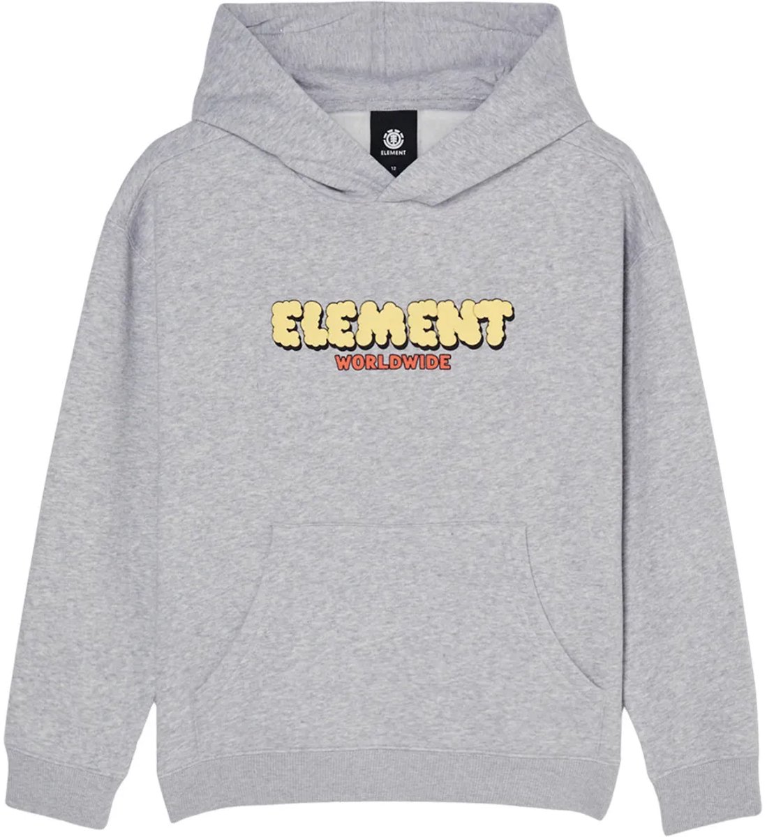 Element Fluff Hoodie 14 Years Jongen Grijs