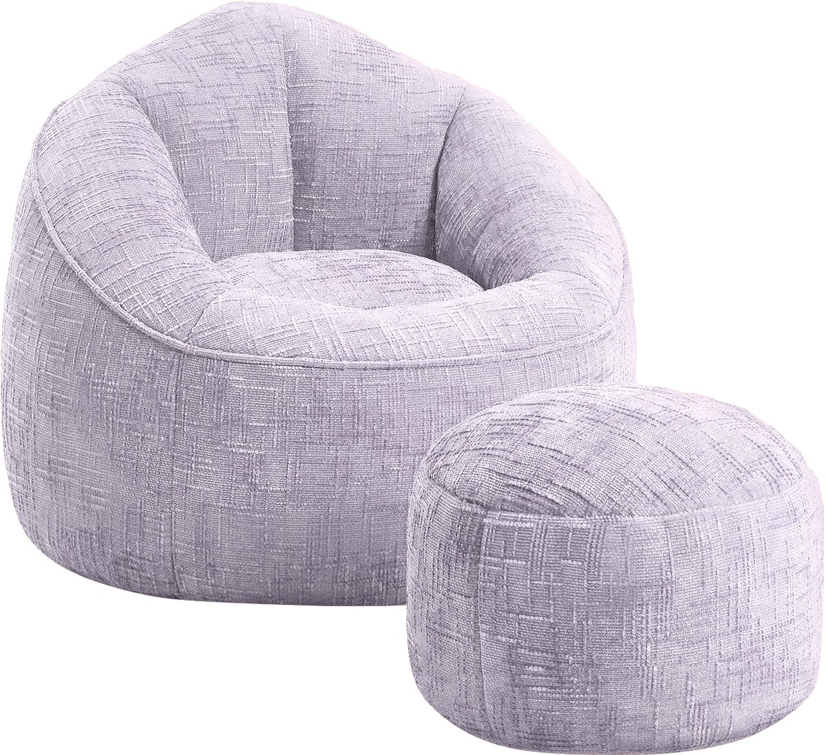Lexzurn zitzak - Comfortabele zitzak voor volwassenen - zachte lounge zitzak voor woonkamer - slaapkamer en gamingruimte -Roze