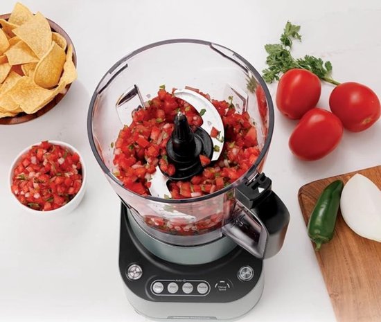 Thuys - Multifunctionele Foodprocessor 850W - 2,1 L - 4 Automatische Programma’s - Hakker, Mixer, Rasp & Deegmixer - Zwart van Thuys — afbeelding 4