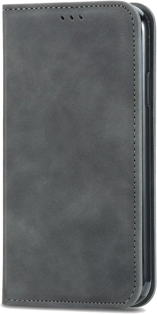 Hoesje voor Motorola Edge 60 Pro, premium lederen PU-lederen PU-lederen portemonnee-hoes retro flip folio schokbestendig hoesje met kaartsleuven, kickstand, magnetisch sluiting, RFID-blokkering
