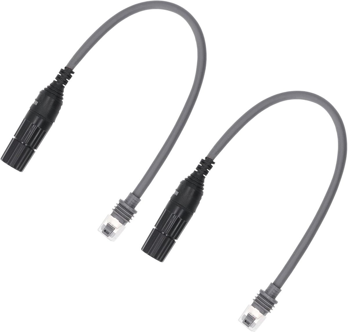 Gen3 SPX Naar RJ45, 2 Stuks 1200Mbps 26AWG Rechthoekige Satellietkabelverlengingsadapter, Internetkabelconnectoradapter, Ethernet-snoer stekker Vrouwelijke